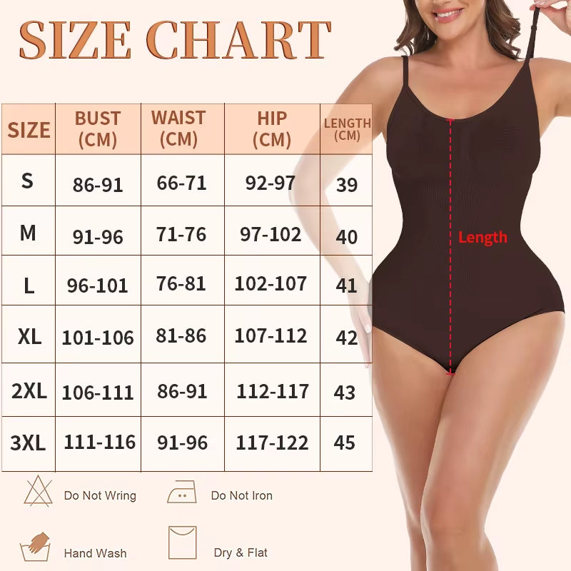 Women Seam-Free Sleeveless V-Neck Bodysuit Shapewear Tummy Control Body Shaper Tank Top Red Blue